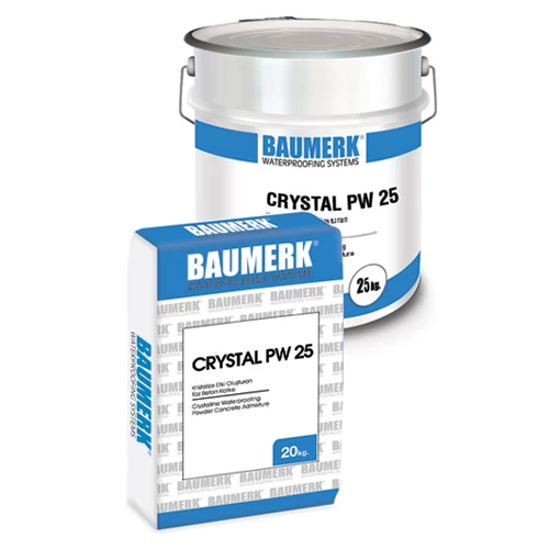 Crystalline Waterproofing Powder Concrete Admixture - CRYSTAL PW 25